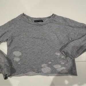 Rosa Couture Heather Gray Top